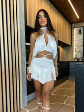 Vestido Curto Franja Liliany