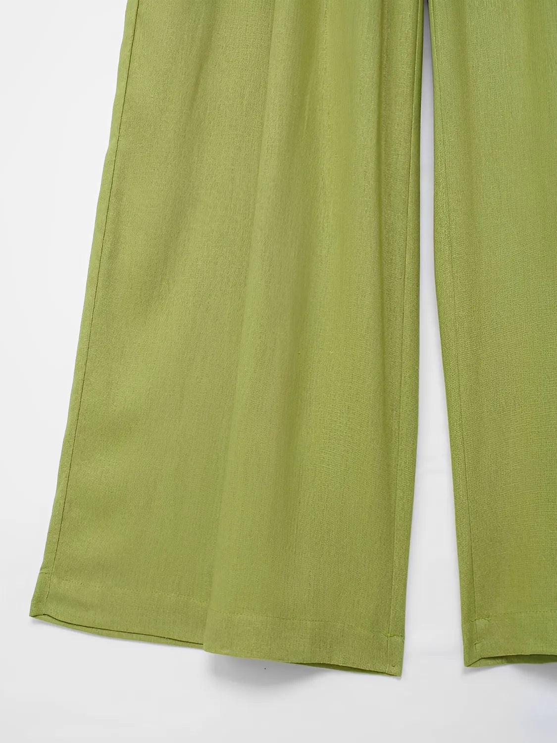 Conjunto Feminino Camisa Manga Longa com Botões e Calça Pantalona - Daniela