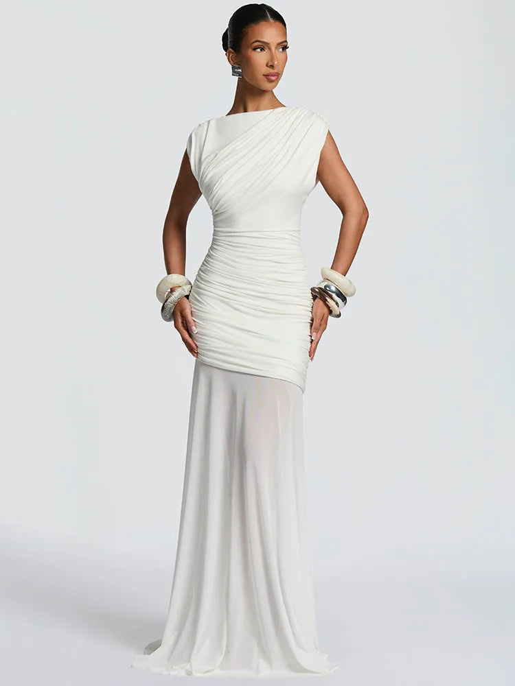 Vestido Feminino Longo Elegante – Valéria