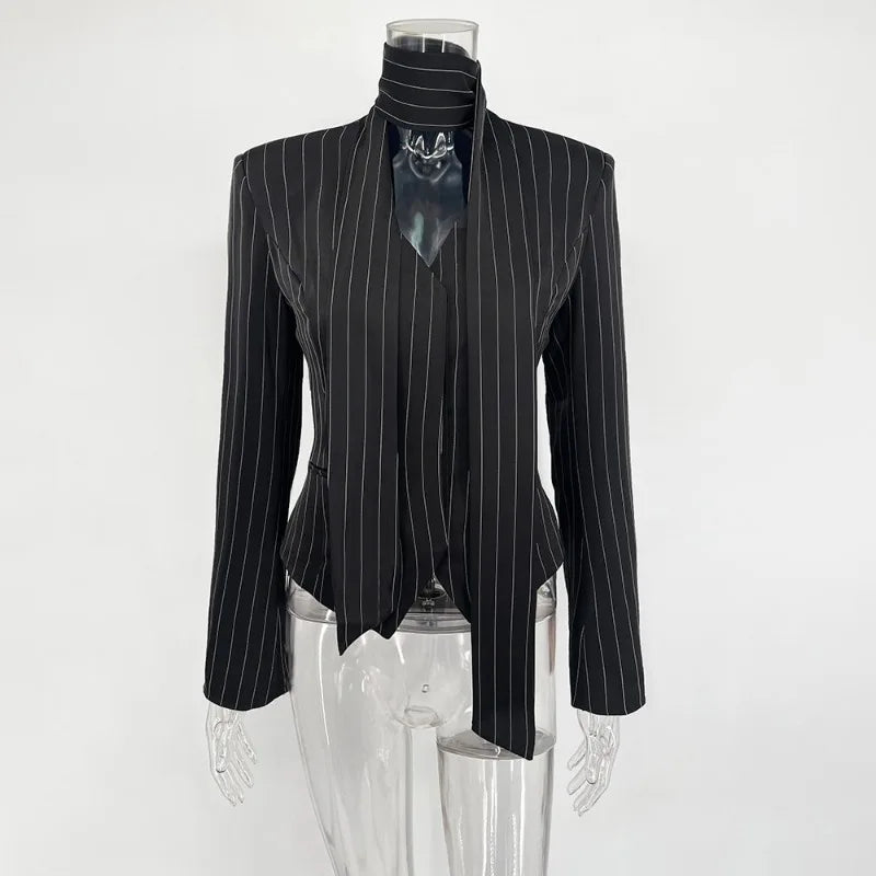 Conjunto Tulipa 3 Peças Feminino Elegante com Blazer e Vestido Curto