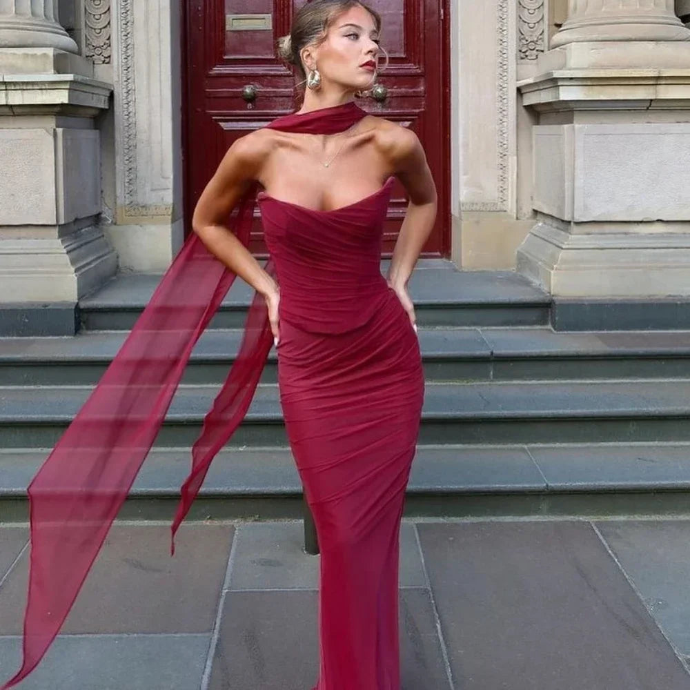 Conjunto Elegância Solar – Top Cropped e Saia Longa