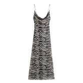 Vestido Midi Tule Animal Print – Valentina