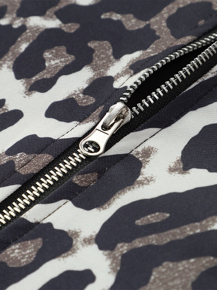 Jaqueta Casual com Estampa Animal Print - Leopard