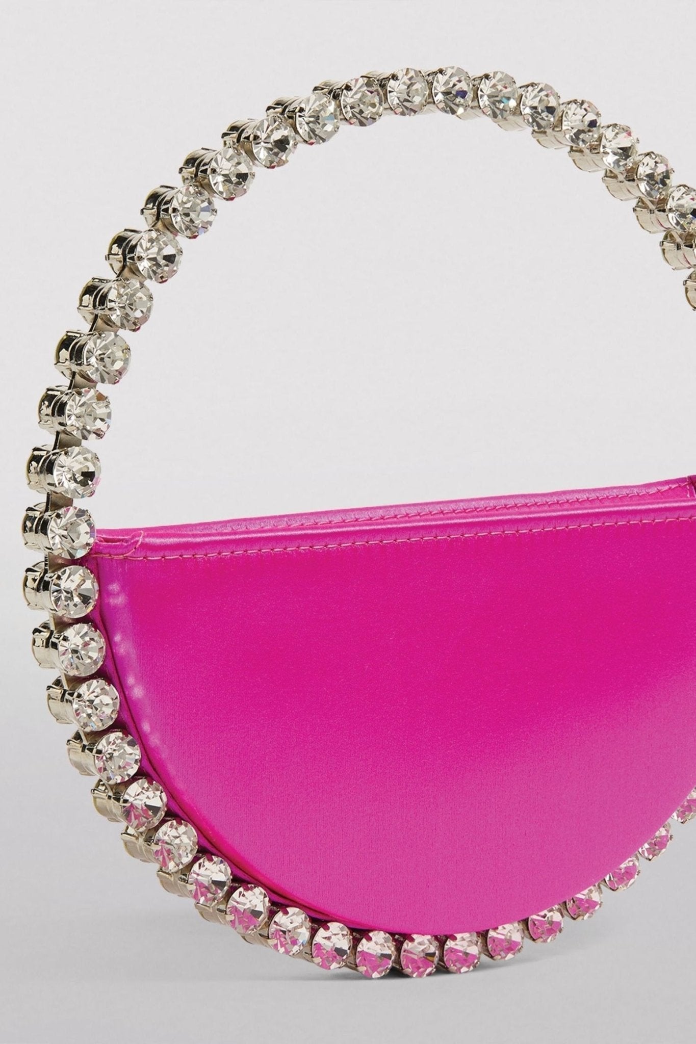 Bolsa Laço Diamante – Cetim Rosa Vibrante