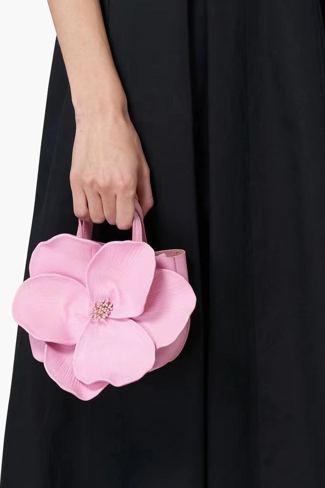 Bolsa Floral de Couro Sintético – Elegância e Estilo