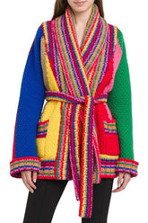 Cardigan Listrado Mosaico