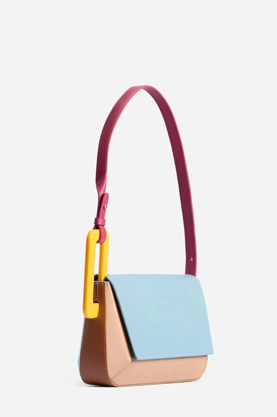 Bolsa Patchwork Colorida – Estilo Casual e Moderno