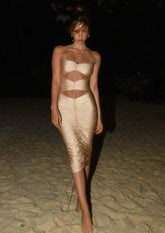 Vestido Elegante Malha - Camille