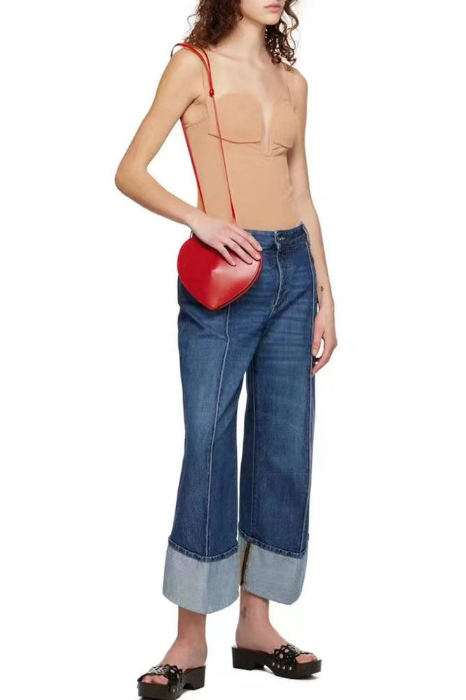 Bolsa Coração Kawaii – Mini Bag Estilo Coreano-Japonês