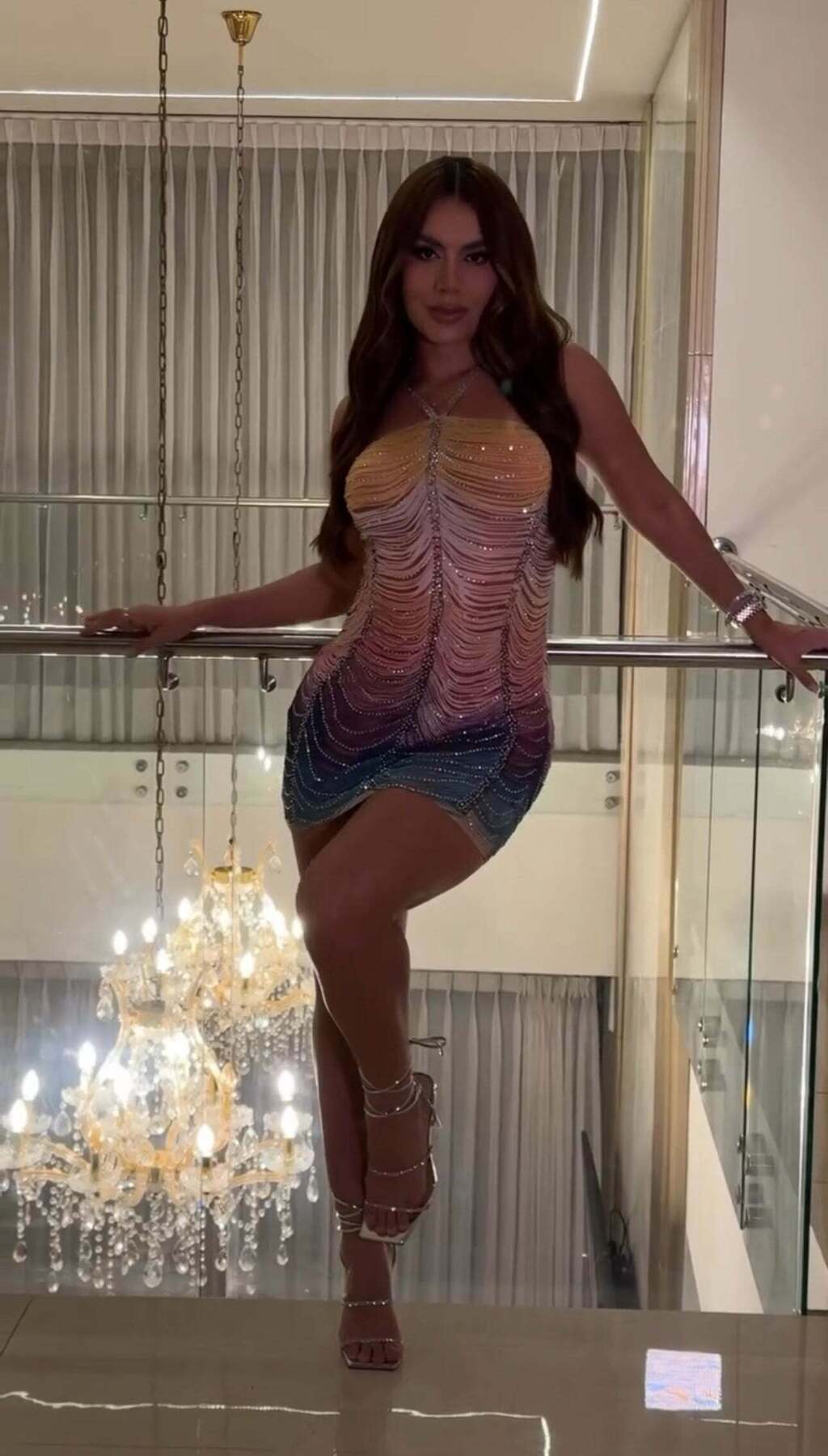 Vestido Strass Brilho - Graciane