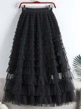 Saia Midi Tule Plissada - Astrid