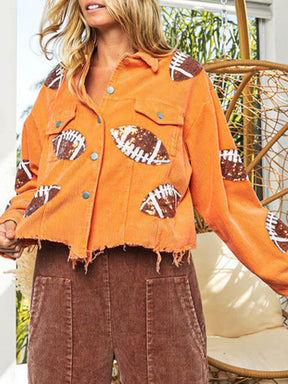 Jaqueta de Lantejoulas para Dia de Jogo - Rugby