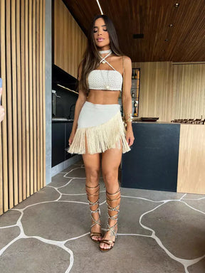 Conjunto Top Saia Verão - Pâmela