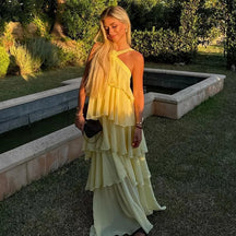 Vestido Feminino Elegante Babado - Catarina