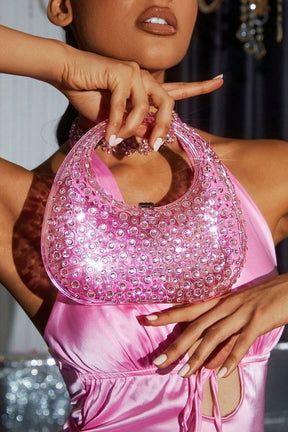 Clutch Brilho de Diamante – Acrílico Glamour