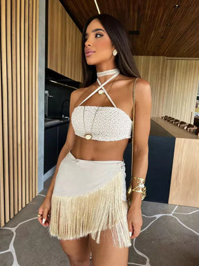 Conjunto Top Saia Verão - Pâmela