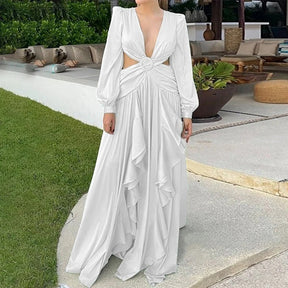 Vestido Longo Viscose - Nathalia