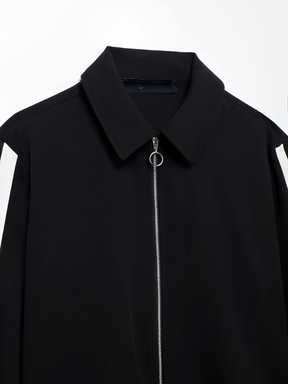 Conjunto Feminino Casual Esportivo com Jaqueta de Zíper e Calça com Listras Brancas Laterais  – Fernanda