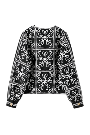 Jaqueta Saranova Color-blocked de Algodão