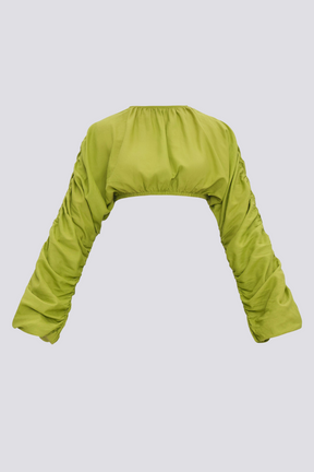 Conjunto Adalicia com Saia Franzida e Blusa de Manga Longa