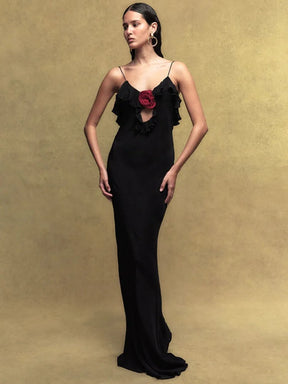 Vestido Feminino Elegante Bolinhas Rosa - Jade