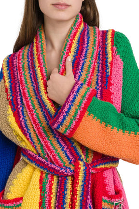 Cardigan Listrado Mosaico