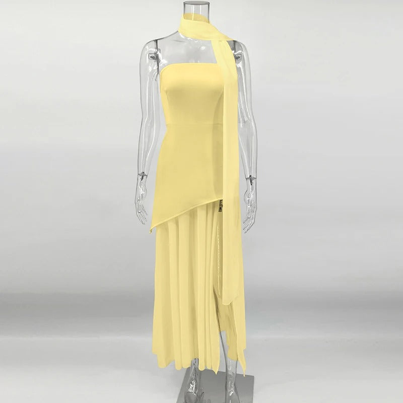 Vestido Feminino Elegante Longo - Donna