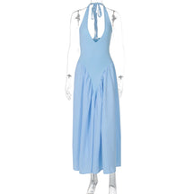 Vestido Feminino Elegante Eudora – Longo Decote Profundo e Costas Nuas