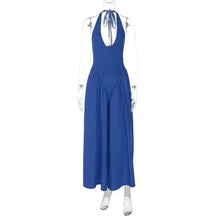 Vestido Feminino Elegante Eudora – Longo Decote Profundo e Costas Nuas