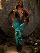 Vestido Longo Estampa Tropical – Juliane