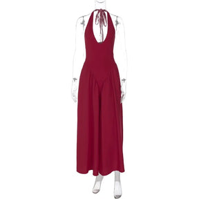 Vestido Feminino Elegante Eudora – Longo Decote Profundo e Costas Nuas