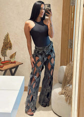 Calça Jeans Trançada - Julia