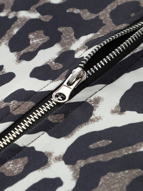 Jaqueta Casual com Estampa Animal Print - Leopard