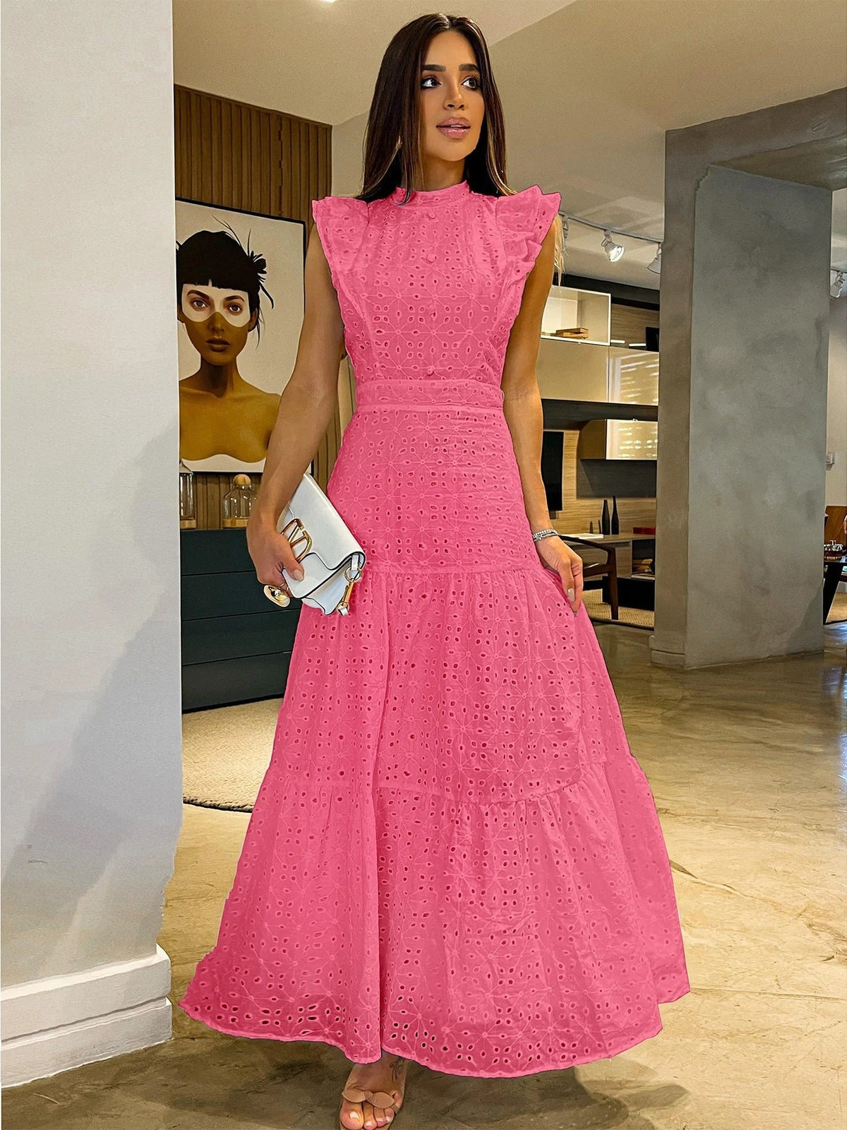 Vestido Feminino Elegante Midi - May