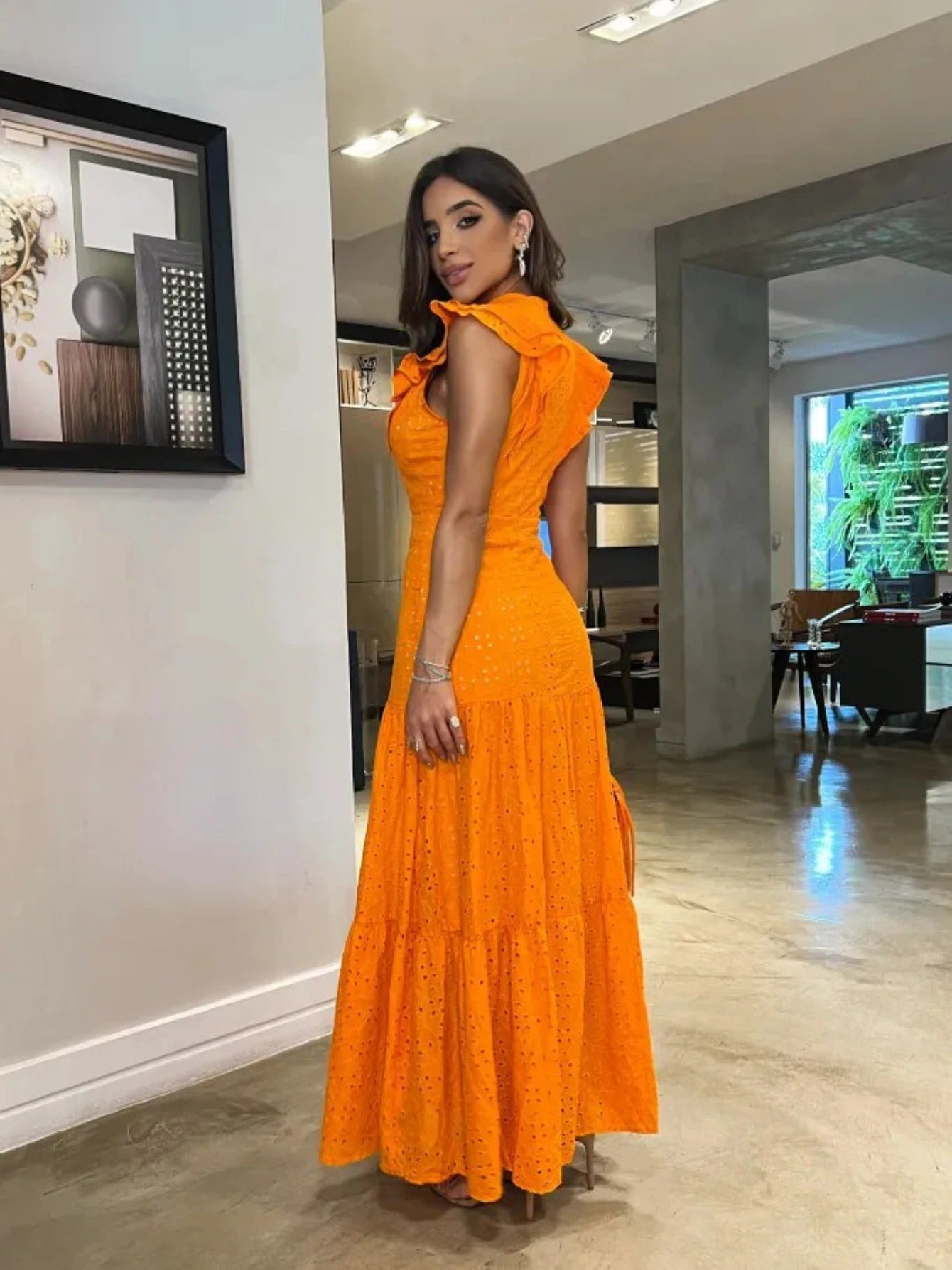 Vestido Feminino Elegante Midi - May