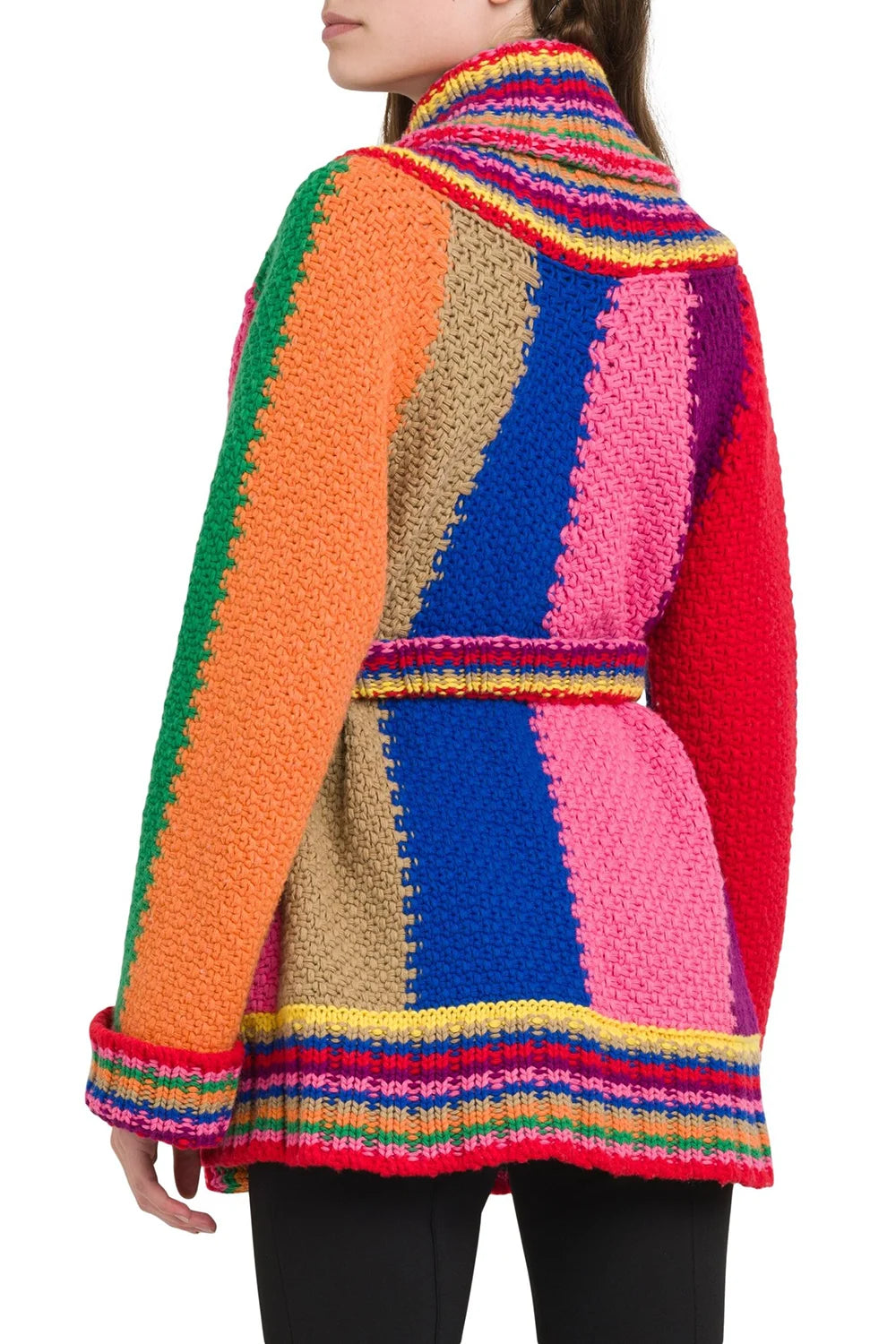 Cardigan Listrado Mosaico