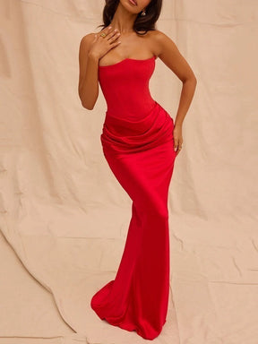 Vestido Elegante Midi Corset - Eduarda