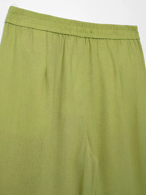 Conjunto Feminino Camisa Manga Longa com Botões e Calça Pantalona - Daniela