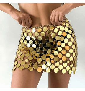 Saia Vazada Brilho Carnaval - Folia